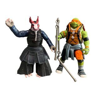 2015 Teenage Mutant Ninja Turtles Splinter & Michelangelo Action Figures